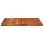 vidaXL Dessus de table 100x80x2 5cm rectangulaire bois massif d'acacia