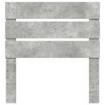 vidaXL Tête de lit Gris béton 100 cm Bois d'ingénierie
