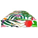 vidaXL Coussins de palette pour banc 2 Pièces Jungle tropicale 150x40x8 cm Tissu Oxford
