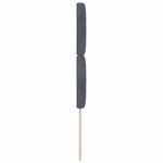 vidaXL Tête de lit Gris foncé 90 cm Velours