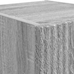 vidaXL Meuble TV mural Gris Sonoma 30 x 31 x 60 cm Bois d'ingénierie