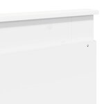 vidaXL Tête de lit avec tête de lit Blanc 180 cm Bois d'ingénierie