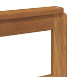 vidaXL Canapé d’extérieur Bois d'acacia massif et polyester Naturel