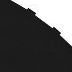 vidaXL Tapis de saut Tissu Noir pour trampoline rond de 3 05 m