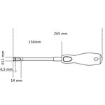 Beta tools tournevis pour écrous 943fl 7 mm 009430307