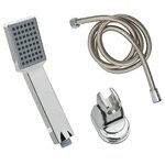 vidaXL Pomme de douche à main avec tuyau de 1 5 m Chrome
