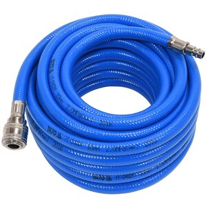 Yato tuyau d'air avec raccord pvc 10 mm x 10 m bleu