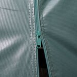 Vidaxl tente amovible pour bétail pvc 550 g/m² 3 3 x 16 m vert foncé