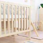 Lit bébé KIPPY 60 x 120 bois naturel