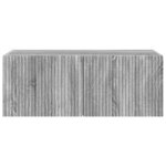 vidaXL Meuble TV mural Gris Sonoma 60 x 31 x 29.5 cm Bois d'ingénierie