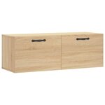 vidaXL Armoire murale chêne sonoma 100x36 5x35 cm bois d'ingénierie
