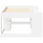 vidaXL Cadre de lit pour enfants avec rangement Blanc 80 x 160 cm