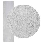 vidaXL Tapis doux à poils moyens et lavable HUARTE Gris 400 x 80 cm