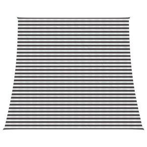 vidaXL Voile d'ombre Anthracite et blanc 4 / 5 x 4 m HDPE