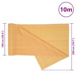 vidaXL Filet brise-vue sable 2x10 m PEHD 150 g/m²