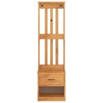 vidaXL Portemanteau SANDNES 45x40x159 5 cm bois massif pin