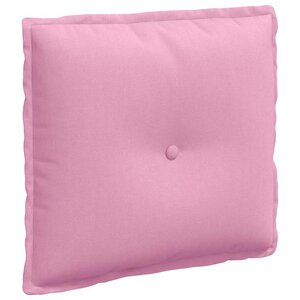 vidaXL Coussin de Dos Rose 50 x 19 x 45 cm tissu