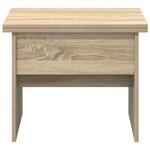 vidaXL Table basse Chêne Sonoma 55 x 54 5 x 45 cm Bois d'ingénierie