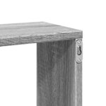 vidaXL Étagère murale sonoma gris 167 5x18x68 cm bois ingénierie