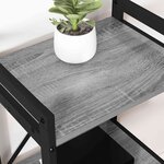vidaXL Étagère Sonoma gris 40 x 30 x 85 cm Bois d'ingénierie