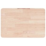 vidaXL Étagère de vasque murale acier et bois de chêne massif