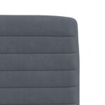 vidaXL Chaises à manger lot de 6 gris foncé velours