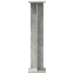 vidaXL Support de Plante 2 pièces Gris béton 25 x 25 5 x 100 5 cm