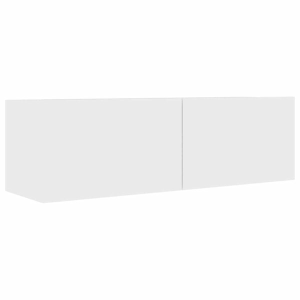 vidaXL Meuble TV Blanc 100x30x30 cm Bois d’ingénierie