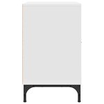 vidaXL Tables de chevet 2 Pièces Blanc 49 x 36 x 61 cm Bois d'ingénierie