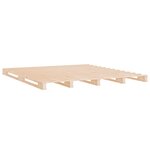 vidaXL Lit de palette 120x190 cm Bois pin massif Petit Double