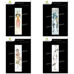 Lot de 4 marque-pages - cigogne 1