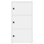 vidaXL Bibliothèque blanc 40x24x77 cm bois d'ingénierie