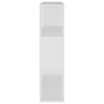 vidaXL Bibliothèque/Séparateur de pièce Blanc 80x24x94 cm