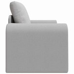 vidaXL Canapé-Lit Gris nuage 98 x 71 x 83 cm tissu