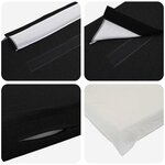 vidaXL Tête de lit capitonnée Marron et Noir 90 cm Pin massif