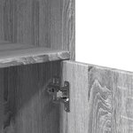 vidaXL Armoire à roulettes sonoma gris 55x40x91 cm bois d'ingénierie