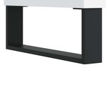 vidaXL Armoire de salle de bain blanc 58x33x60 cm bois d'ingénierie