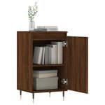 vidaXL Buffets 2 Pièces chêne marron 40x35x70 cm bois d'ingénierie