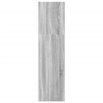 vidaXL Bibliothèque sonoma gris 40x30x114 cm bois d'ingénierie