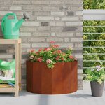 vidaXL Jardinière Rouillé 60 x 30 x 35 cm