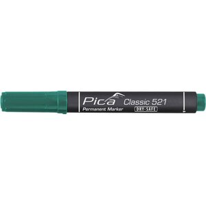 Pica marqueur permanent dry-safe classic 2-6 mm pointe biseautée vert
