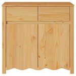 vidaXL Buffet Drammen Chêne 79 x 43 x 75 5 cm Bois de pin massif