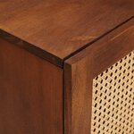 vidaXL Meuble TV Marron 105 x 33 5 x 46 cm Bois de mangue massif