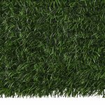 vidaXL Clôture Artificielle Vert clair 1 5 x 6 m PVC et Acier