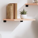vidaXL Étagère murale 40x40x2 cm bois de chêne massif non traité