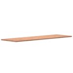 vidaXL Dessus de bureau 200x55x2 5 cm bois massif de hêtre