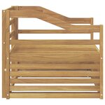vidaXL Canapé d’extérieur Blanc