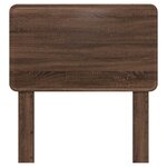 vidaXL Tête de lit Chêne brun 80 cm Bois d'ingénierie