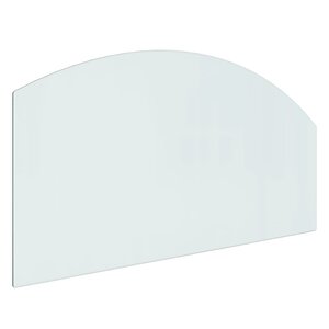 vidaXL Plaque de verre pour cheminée 100x50 cm