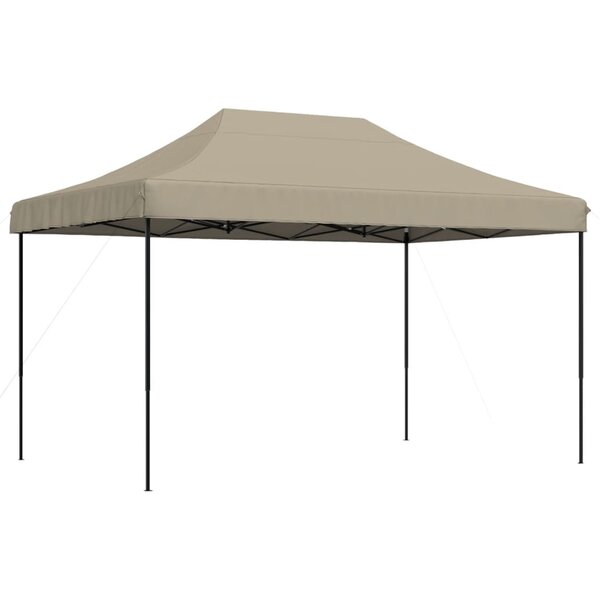 vidaXL Tente de réception pliable escamotable taupe 440x292x315 cm